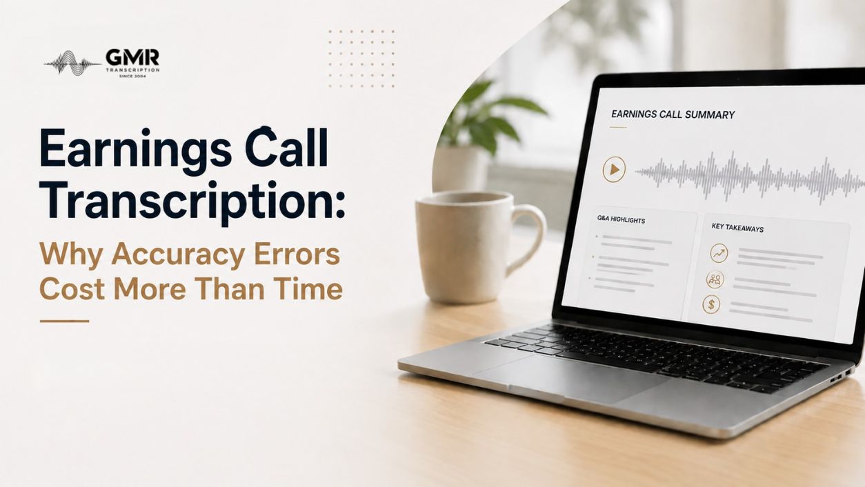 Earnings Call Transcription: Why Accuracy Errors Cost More Than Time