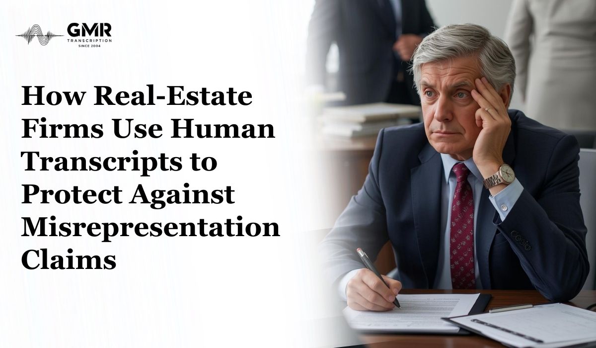 How Real-Estate Firms Use Human Transcripts to Protect Against Misrepresentation Claims