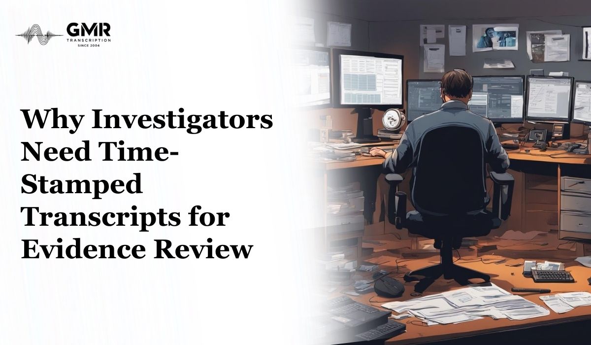 Why Every Investigator Needs Time-Stamped Transcripts for Evidence Review