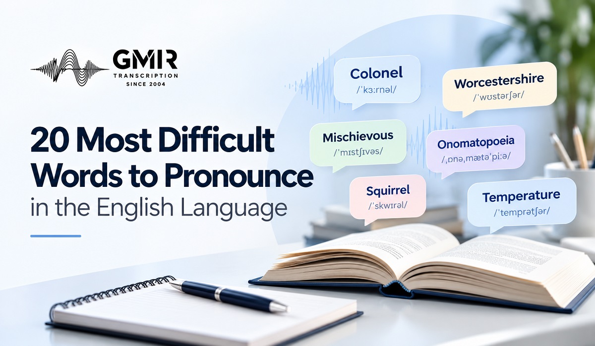 20 Words That Are Really Hard to Pronounce in the English Language