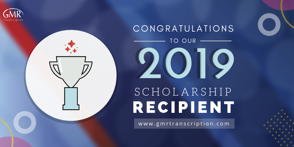 Announcing GMR Transcription Scholarship Winner: Rae Wynter