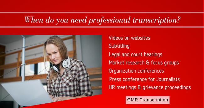 professional transcriber