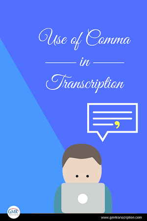 Use of Comma in Transcription [PDF]