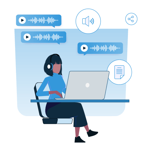 Identifying Multiple Speakers in an Audio